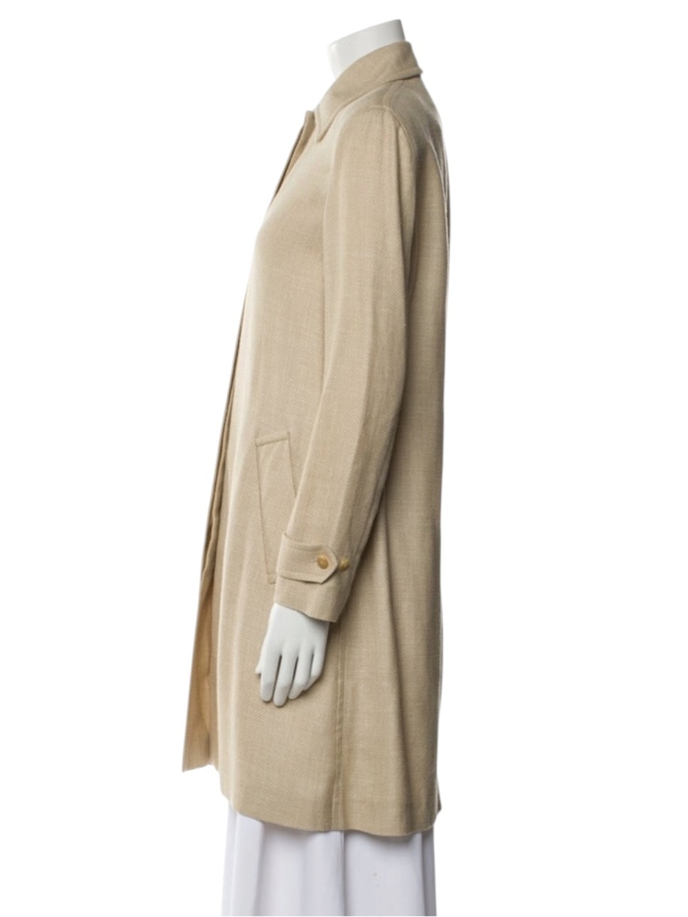 Ends 8/1 Ralph Lauren Black Label Lightweight Linen/Silk/Wool Blend Unlined Coa